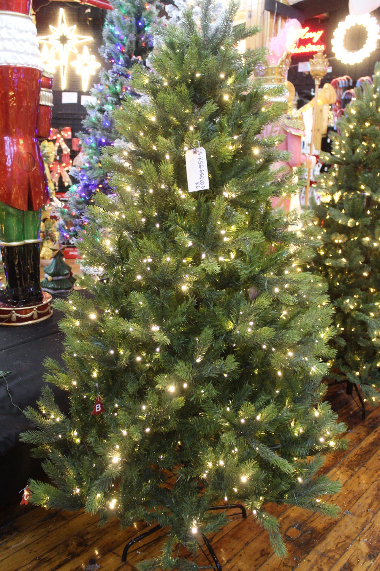 Puleo International 6.5 Pre-Lit Kensington Fir Tree